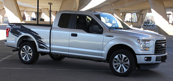 side of Ford Truck Stripes Decals TORN 3M 2015 2016 2017 2018 2019 side of Ford Truck Stripes Decals TORN 3M 2015 2016 2017 2018 2019