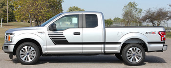 Ford F 150 Side Vinyl Graphics Decals SPEEDWAY 2015-2018 2019 Ford F 150 Side Vinyl Graphics Decals SPEEDWAY 2015-2018 2019