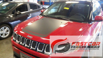 Jeep Compass Hood stripe BEARING HOOD graphic 3M 2017-2018 | FCD Call Us 812-725-1410 Jeep Compass Hood stripe BEARING HOOD graphic 3M 2017-2018 | FCD Call Us 812-725-1410