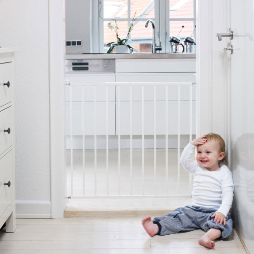 BabyDan No Trip Wall-Mounted Metal Safety Gate - White (72.5 - 78.5 cm) BabyDan No Trip Wall-Mounted Metal Safety Gate - White (72.5 - 78.5 cm)