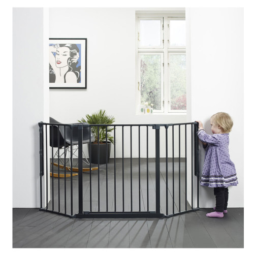 BabyDan Configure Flex Gate Medium - Black (90-146 cm) BabyDan Configure Flex Gate Medium - Black (90-146 cm)