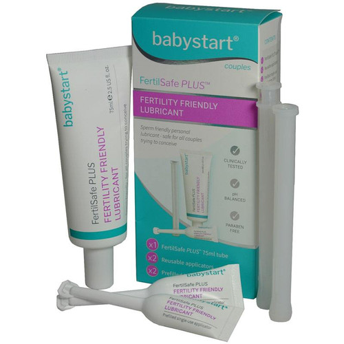 Babystart FertilSafe Plus Fertility Friendly Lubricant 75ml with Applicators Babystart FertilSafe Plus Fertility Friendly Lubricant 75ml with Applicators