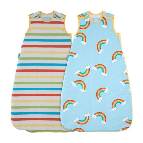 Rainbow Stripe - Wash & Wear - Twin pack 2.5 Tog Rainbow Stripe - Wash & Wear - Twin pack 2.5 Tog