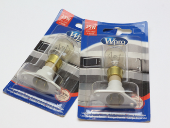 2 x Microwave Oven Lamp Bulb Panasonic Sharp & More, A-Base 25W 240V, LMO136 2 x Microwave Oven Lamp Bulb Panasonic Sharp & More, A-Base 25W 240V, LMO136