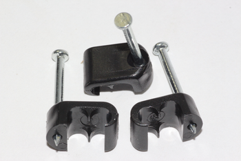 50 x Black Twin Satellite Shotgun Cable Clips, Sky Plus, Sky HD, CB63R, WF65 50 x Black Twin Satellite Shotgun Cable Clips, Sky Plus, Sky HD, CB63R, WF65