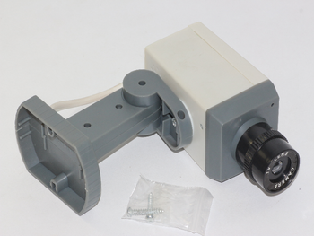 Konig Motorised Motion Detection Dummy CCTV Camera, Flashing LED & Wall Bracket Konig Motorised Motion Detection Dummy CCTV Camera, Flashing LED & Wall Bracket