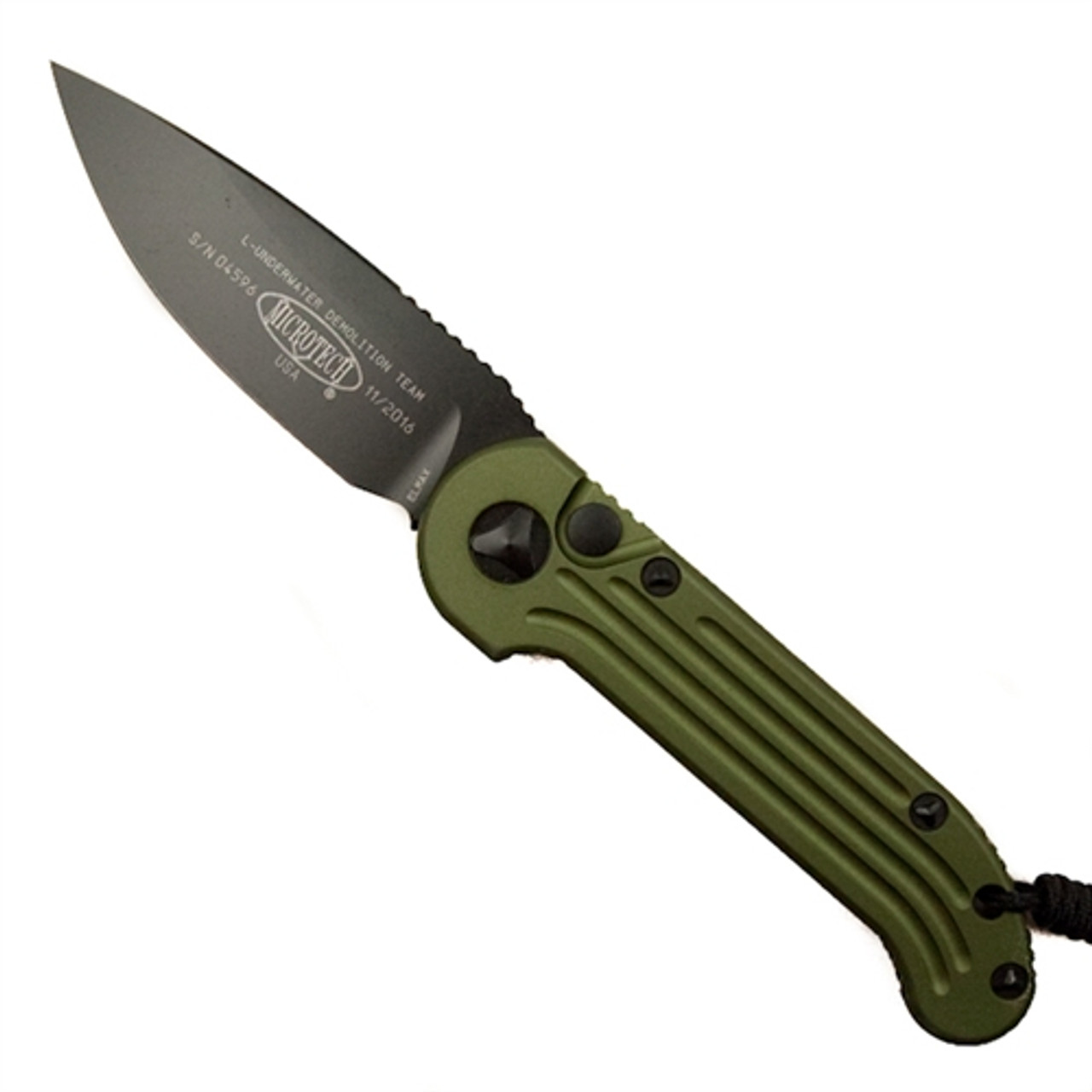 Microtech 1351OD OD Green LUDT Auto Knife, Blade Blade