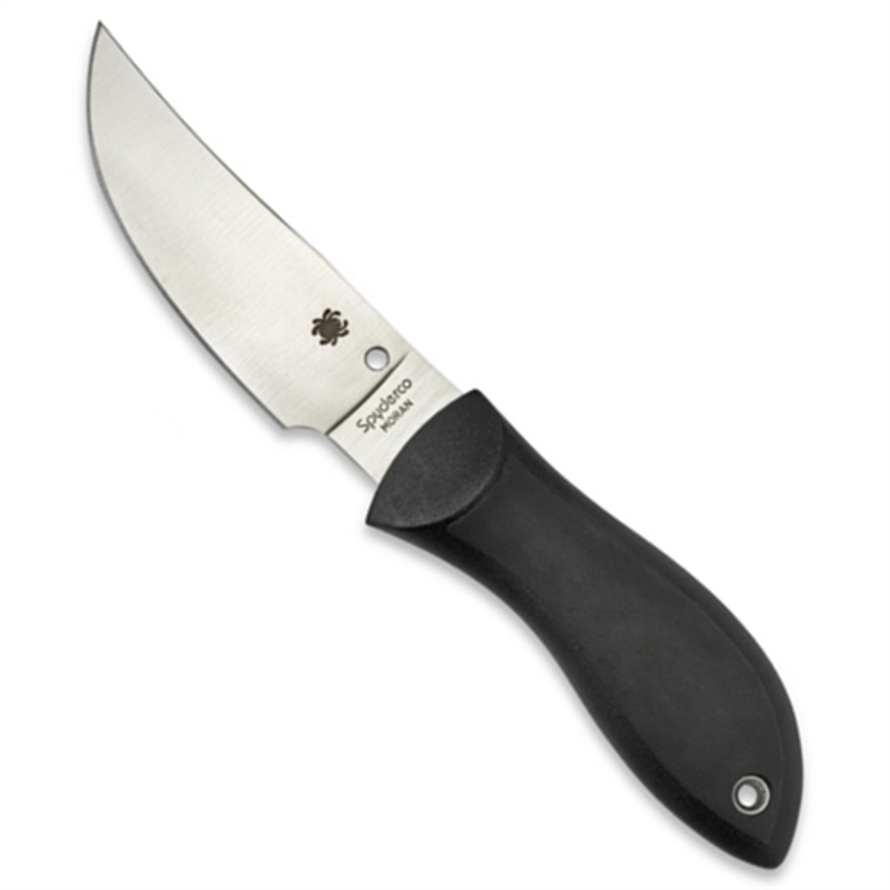 Spyderco Moran Fixed Blade Knife, VG10 Trailing Point Satin Blade