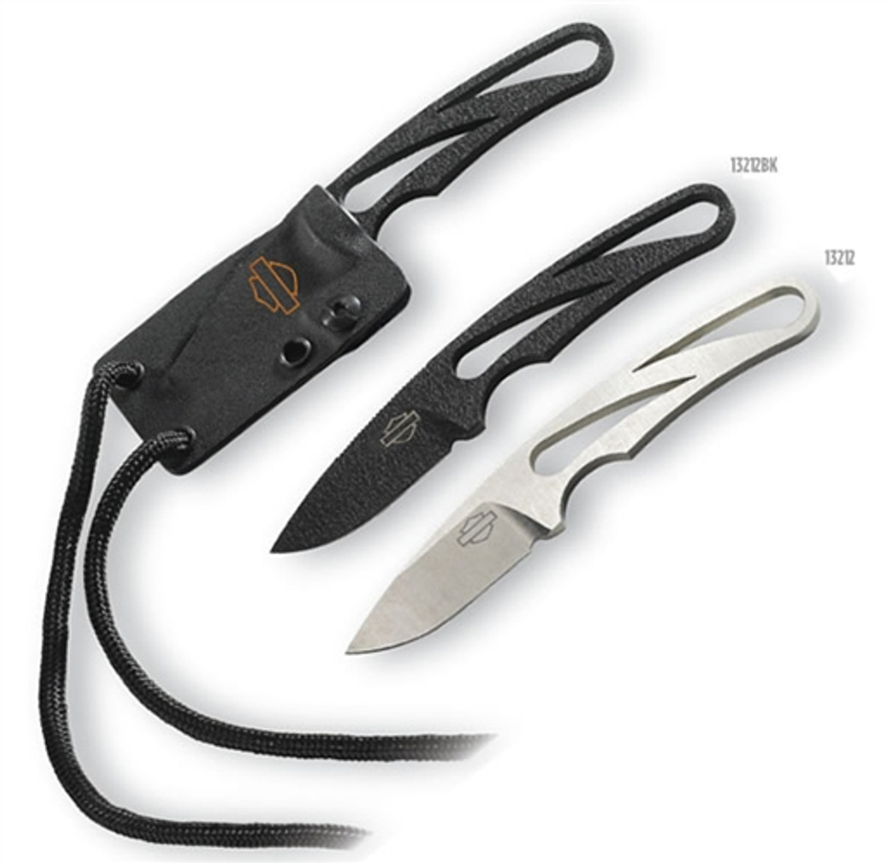 Benchmade Harley Davidson 13212 Snody Fixed Blade Tether Knife, Satin