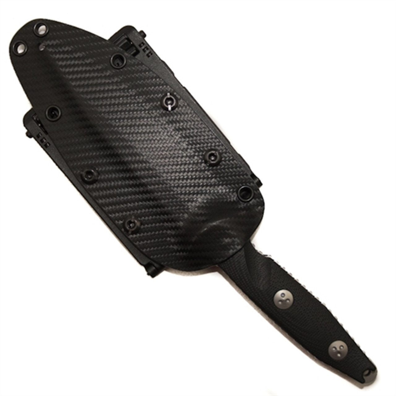 Microtech 113-1DLC Socom Alpha S/E Carbon Fiber Fixed Blade Knife, DLC ...