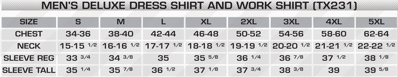 Size Chart 1