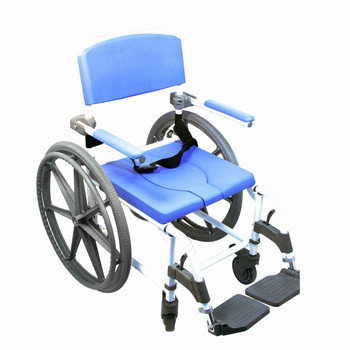 Ezee Shower Commode Wheelchair Wide Model Ezee Shower Commode Wheelchair Wide Model