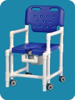 Anti-Tip Rolling Shower Commode Chair Anti-Tip Rolling Shower Commode Chair
