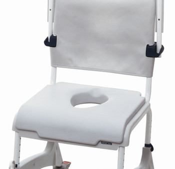 Soft Seat Overlay with Toilet Access Soft Seat Overlay with Toilet Access