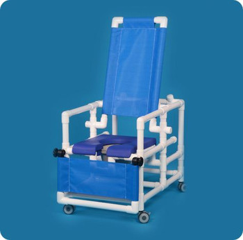 Deluxe Reclining Shower Commode Chair Deluxe Reclining Shower Commode Chair