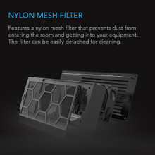 AV Equipment Room and Closet Cooling Fan