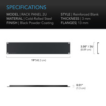 Rack Panel 2U Blank