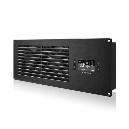 AIRFRAME T7 Black, AV Equipment Closet and Room Fan System 17", Exhaust