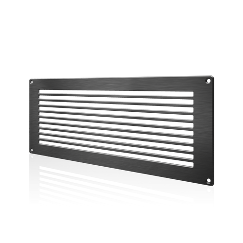 Room Closet Door Ventilation Grille Black