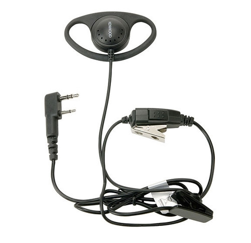Kenwood Model KHS-27 D-Ring Headset with In-Line Push-to-Talk Mic fits over the ear. This unit is works with the TK and ProTalk series radios. Kenwood Model KHS-27 D-Ring Headset with In-Line Push-to-Talk Mic fits over the ear. This unit is works with the TK and ProTalk series radios.