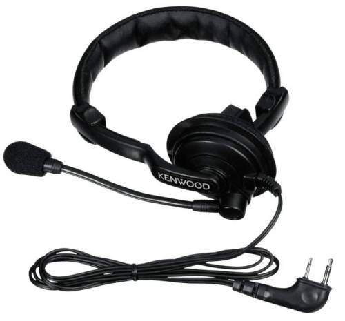 Light Duty Single Earmuff Headset by Kenwood is the KHS-7. This is a comfortable over-the-top headset that is single earmuff and boom microphone. Light Duty Single Earmuff Headset by Kenwood is the KHS-7. This is a comfortable over-the-top headset that is single earmuff and boom microphone.