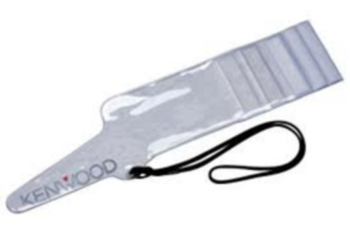 Protect your Kenwood ProTalk TK Series radio from rain and splashes with this water-resistant bag, the KWR-1. This heavy-duty plastic bag comes with a carrying cord and is designed for Kenwood ProTalk radios. Protect your Kenwood ProTalk TK Series radio from rain and splashes with this water-resistant bag, the KWR-1. This heavy-duty plastic bag comes with a carrying cord and is designed for Kenwood ProTalk radios.