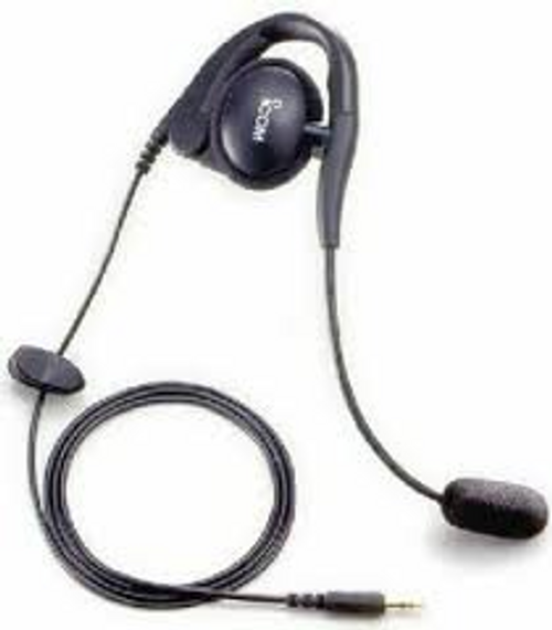 ICOM HS-94 headset has a single over the ear style earpiece and a small, flexible boom mic makes this a great buy for the price. ICOM HS-94 headset has a single over the ear style earpiece and a small, flexible boom mic makes this a great buy for the price.