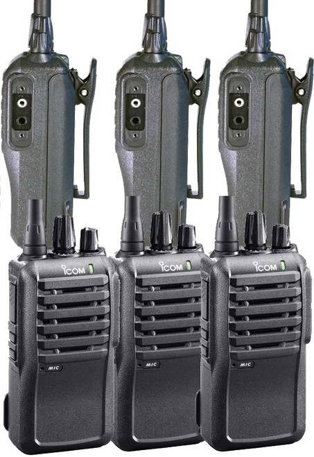 IC-F4001 Six Pack of professional UHF radios is a great value. This 4 watt package is perfect for your business. IC-F4001 Six Pack of professional UHF radios is a great value. This 4 watt package is perfect for your business.