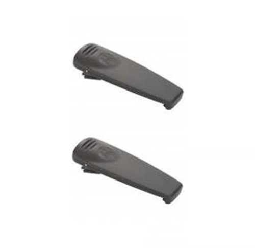 Motorola Spring Action Belt Clip - Clips on to the batteries of all RDX series radios, Fits belts up to 2-1/2" wide. Heavy-duty for extra durability. Part # RLN6307 Motorola Spring Action Belt Clip - Clips on to the batteries of all RDX series radios, Fits belts up to 2-1/2" wide. Heavy-duty for extra durability. Part # RLN6307