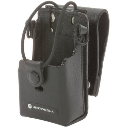 Motorola Hard Leather Case with 3" Swivel - Heavy-duty leather holster keeps radio within reach. Swivel makes activity such as kneeling or bending more comfortable. RLN6302 Motorola Hard Leather Case with 3" Swivel - Heavy-duty leather holster keeps radio within reach. Swivel makes activity such as kneeling or bending more comfortable. RLN6302