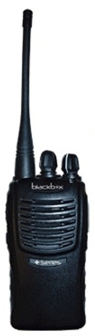 This BlackBox PLUS UHF radio operates on UHF frequencies. It can be programmed for frequencies in the range of 450 Mhz to 470 Mhz. Two way radios operating on UHF frequencies perform best inside steel or concrete structures. This BlackBox PLUS UHF radio operates on UHF frequencies. It can be programmed for frequencies in the range of 450 Mhz to 470 Mhz. Two way radios operating on UHF frequencies perform best inside steel or concrete structures.