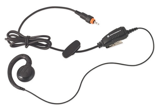 Motorola CLP over the ear piece that is comfortable for extended wear, this compact and durable accessory allows users to receive communication discreetly. Includes an easy-to-access inline push-to-talk for convenient communication. Motorola CLP over the ear piece that is comfortable for extended wear, this compact and durable accessory allows users to receive communication discreetly. Includes an easy-to-access inline push-to-talk for convenient communication.
