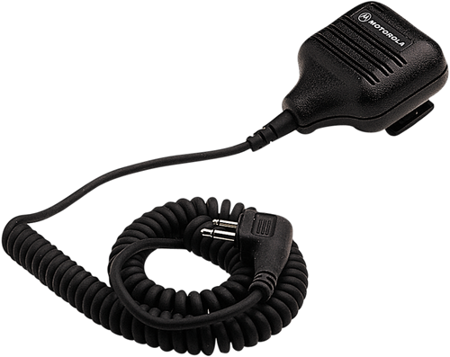 External speaker microphone with push to talk button and adjustable spring clip. Talk and listen without removing radio from belt. Get the HKLN4606 now! External speaker microphone with push to talk button and adjustable spring clip. Talk and listen without removing radio from belt. Get the HKLN4606 now!