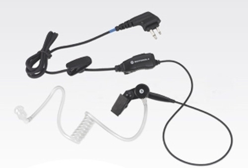 This HKLN4601 single-wire earpiece with a combined microphone and push-to-talk offers transmit and receive capabilities and includes a clear acoustic tube and rubber eartip for comfort in extended wear. This HKLN4601 single-wire earpiece with a combined microphone and push-to-talk offers transmit and receive capabilities and includes a clear acoustic tube and rubber eartip for comfort in extended wear.