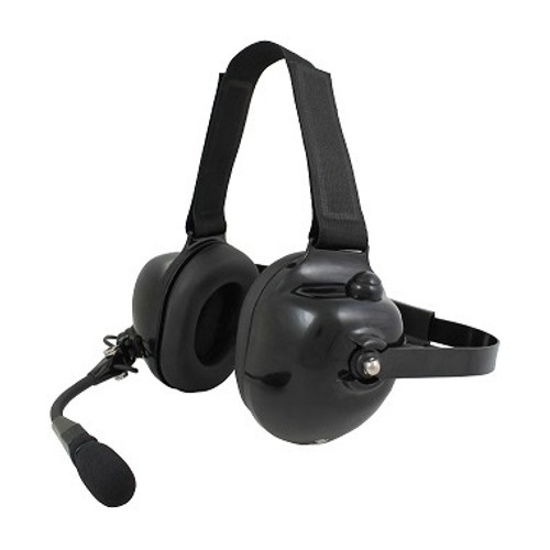 The Pryme HDS-EM is a professional grade dual-muff headset perfect for racing intercom, avionics and industrial use. The rubber-covered, behind-the-head band and adjustable Velcro head strap are comfortable and keep the headset in place. The Pryme HDS-EM is a professional grade dual-muff headset perfect for racing intercom, avionics and industrial use. The rubber-covered, behind-the-head band and adjustable Velcro head strap are comfortable and keep the headset in place.
