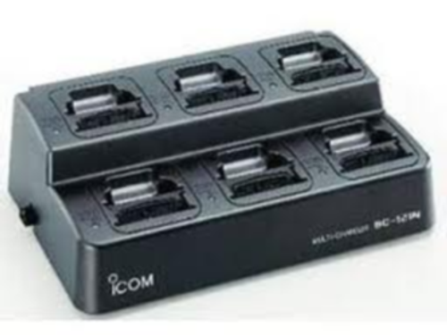 The BC-121N is a 6 slot rapid charger. It will accomodate up to six radios and rapid charge all units in 1.5 hrs. Price includes the main charging unit, power supply and six matching adapter cups. The BC-121N is a 6 slot rapid charger. It will accomodate up to six radios and rapid charge all units in 1.5 hrs. Price includes the main charging unit, power supply and six matching adapter cups.