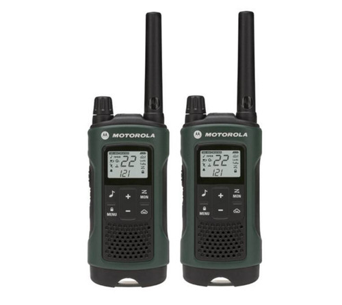 FRS/GMRS radios supports 22 channels and 121 privacy codes per channel with up to 35 miles of range with this Motorola T465. FRS/GMRS radios supports 22 channels and 121 privacy codes per channel with up to 35 miles of range with this Motorola T465.