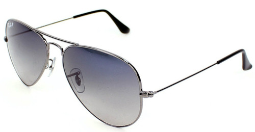 Ray-Ban Aviator Gradient Polarized Gunmetal Sunglasses RB3025 004/78 Ray-Ban Aviator Gradient Polarized Gunmetal Sunglasses RB3025 004/78