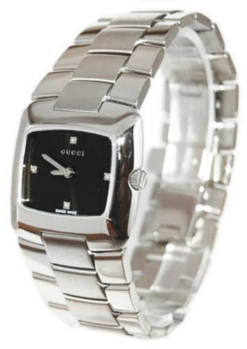Gucci YA085503 8505 Women's Black Dial Diamond Dress Watch Gucci YA085503 8505 Women's Black Dial Diamond Dress Watch