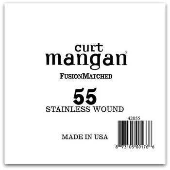 55 Stainless Wound Bass Single String 55 Stainless Wound Bass Single String