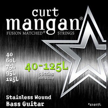40-125L Stainless Wound Light 5-String Extra Long 35" Scale 40-125L Stainless Wound Light 5-String Extra Long 35" Scale