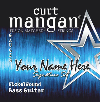 1x Nickel Wound 4-String Custom BASS GUITAR String Set 1x Nickel Wound 4-String Custom BASS GUITAR String Set