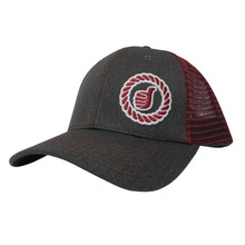 Men's Dally Up Cap, Burgandy, Gray and Silver
