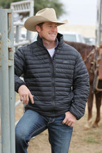 Men's Cinch Jacket, Black, Quilted Down