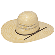 M&F Twister Straw Hat, 20X Open 4 1/2" Brim