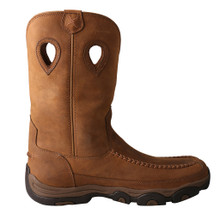 Men's Twisted X Boot, Comp Toe, Hiker, Brown with Moccasin Toe