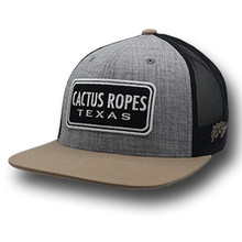 Men's Hooey Cap, Cactus Ropes, Heather Gray and Black Mesh