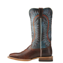 Men's Relentless Boot, Elite, Texaco Cognac Vamp, Orange and Blue Stitching