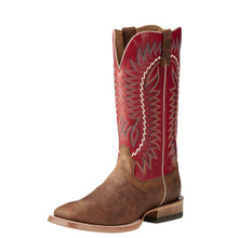 Men's Relentless Boot, Elite, Dust Devil Tan Vamp, Red Top