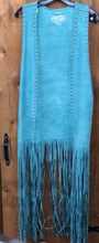 Women's Crazy Train Duster, Texarkana Turquoise, Studded
